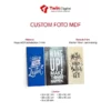 custom poster mdf twin digital printing