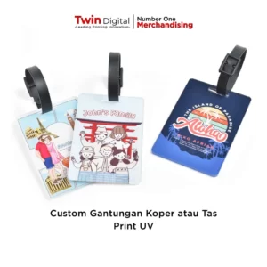 Luggage Tag Custom / Bag Tag Akrilik Harga Terbaik - Twin Digital