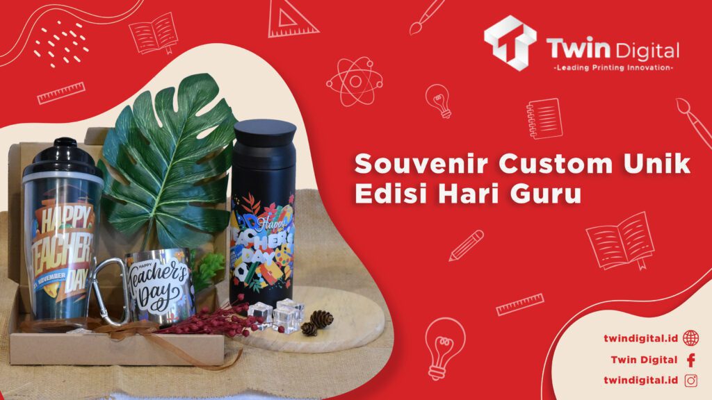 Souvenir Custom Edisi Spesial Hari  Guru  Twin Digital