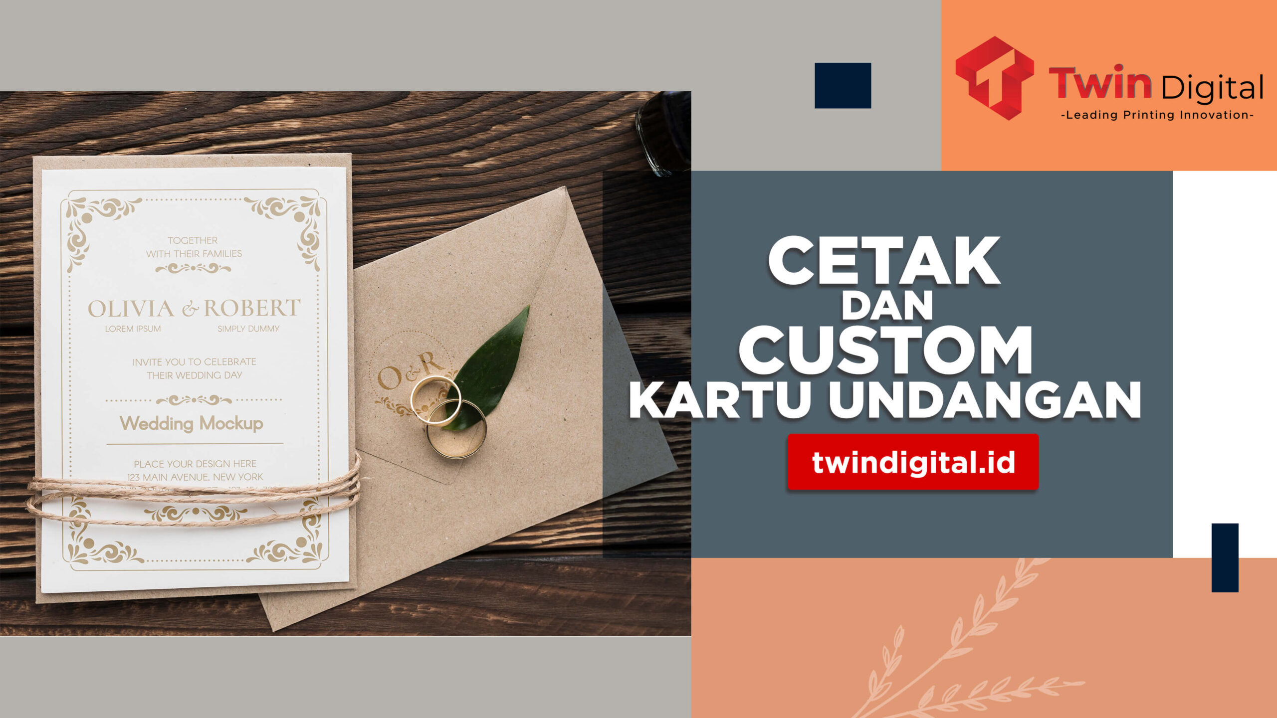  Cetak  Kartu Undangan  Murah  Terdekat  di Jakarta Twin Digital