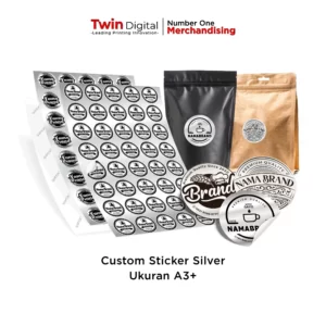 Stiker Silver Doff / Stiker Silver Glossy A3