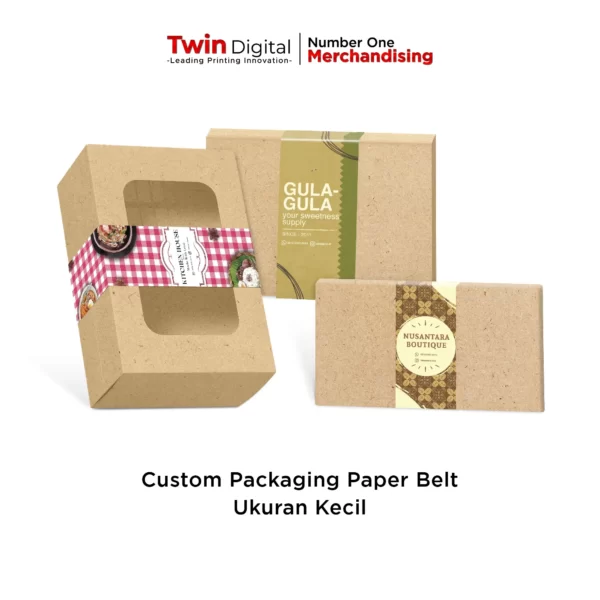 Paper Belt Design Custom Semi Glossy Ukuran Kecil - Twin Digital