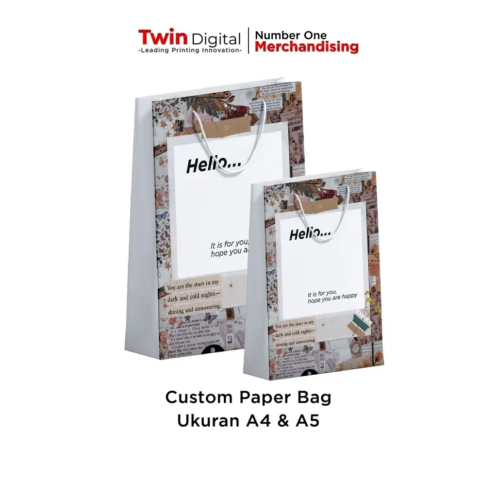 Cetak paper bag discount custom