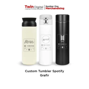 Tumbler Custom Grafir Spotify Song Ukuran 500 Ml - Twin Digital