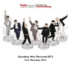 Merchandise BTS Standing Mini Akrilik Display Custom All Member