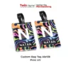 Bag Tag Custom / Luggage Tag Kotak Print UV - Twin Digital