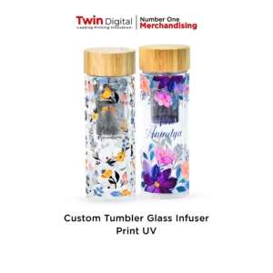 Tumbler Glass Infuser Print UV