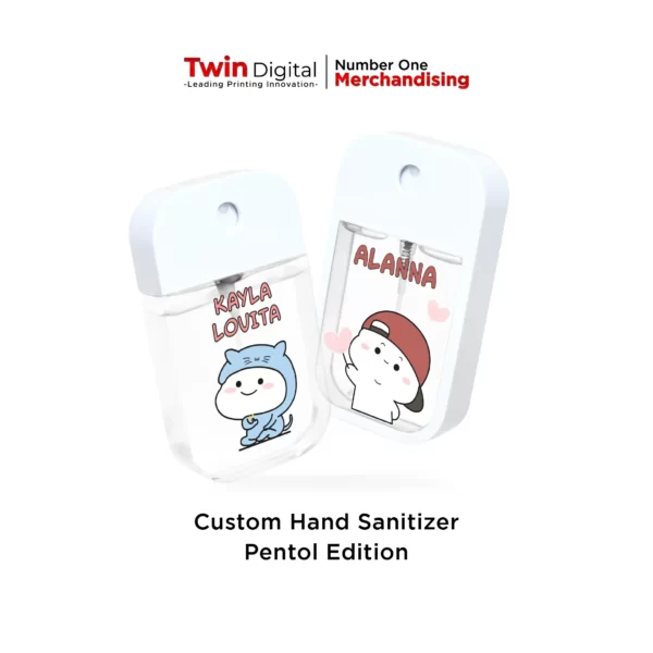 Hand Sanitizer Pocket Spray Edisi Pentol Lucu Imut - Twin Digital