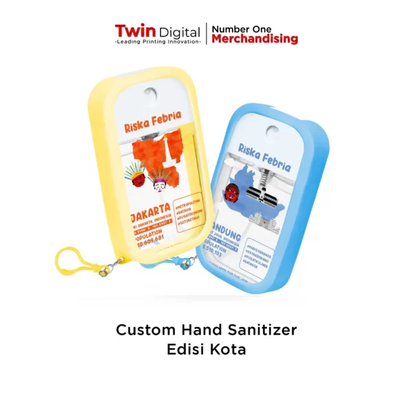 Hand Sanitizer Semprot Custom Edisi Kota Ciamik - Twin Digital