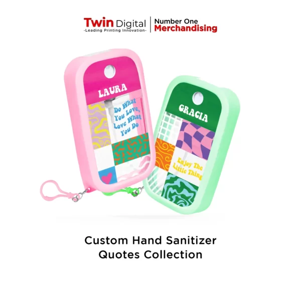 Hand Sanitizer Pocket Spray Custom Favorite Quote Collection