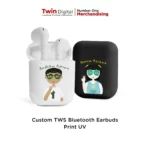 TWS Bluetooth Terbaik / Earphone Wireless Custom Print UV