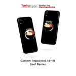 Beef Ramen Custom Popsocket Akrilik 3D Phone Grip - Twin Digital
