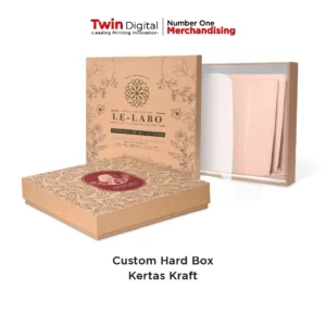 Custom Hard Box Kertas Kraft
