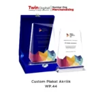 Plakat Akrilik Custom Model Daun Kualitas Premium - Twin Digital