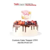 Custom Cake Topper Baby Akrilik Print UV - Twin Digital