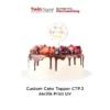 Topper Kue Ulang Tahun Akrilik Custom Print UV - Twin Digital