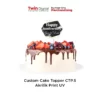 Cake Topper Happy Anniversary Akrilik Custom - Twin Digital
