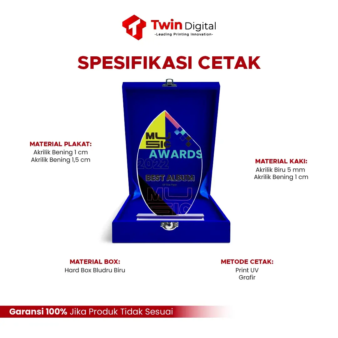 Plakat Akrilik Custom Model Terbaru & Harga Terbaik - Twin Digital