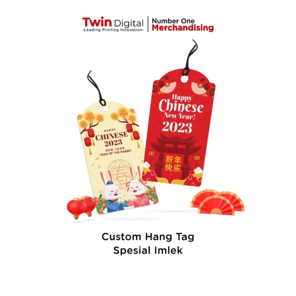 Hang Tag Imlek Custom Label Chinese New Year