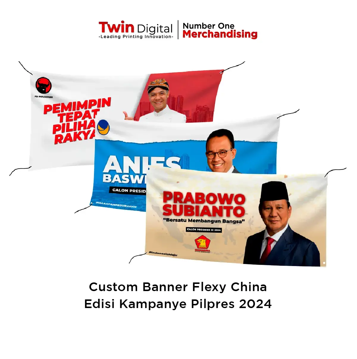 Cetak Banner Kampanye Pilpres 2024 - twindigital.id