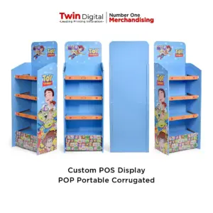 Custom POS Rak Display Support 4 Tier Edisi Toy Story