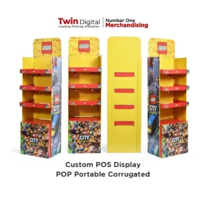 Custom POS Display POP Portable Corrugated