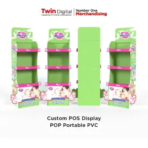 Custom POS Display POP Portable PVC