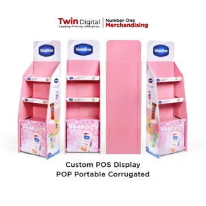 Custom POS Display POP Portable Corrugated