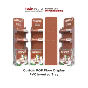 POP Floor Display Custom - PVC Inverted Tray